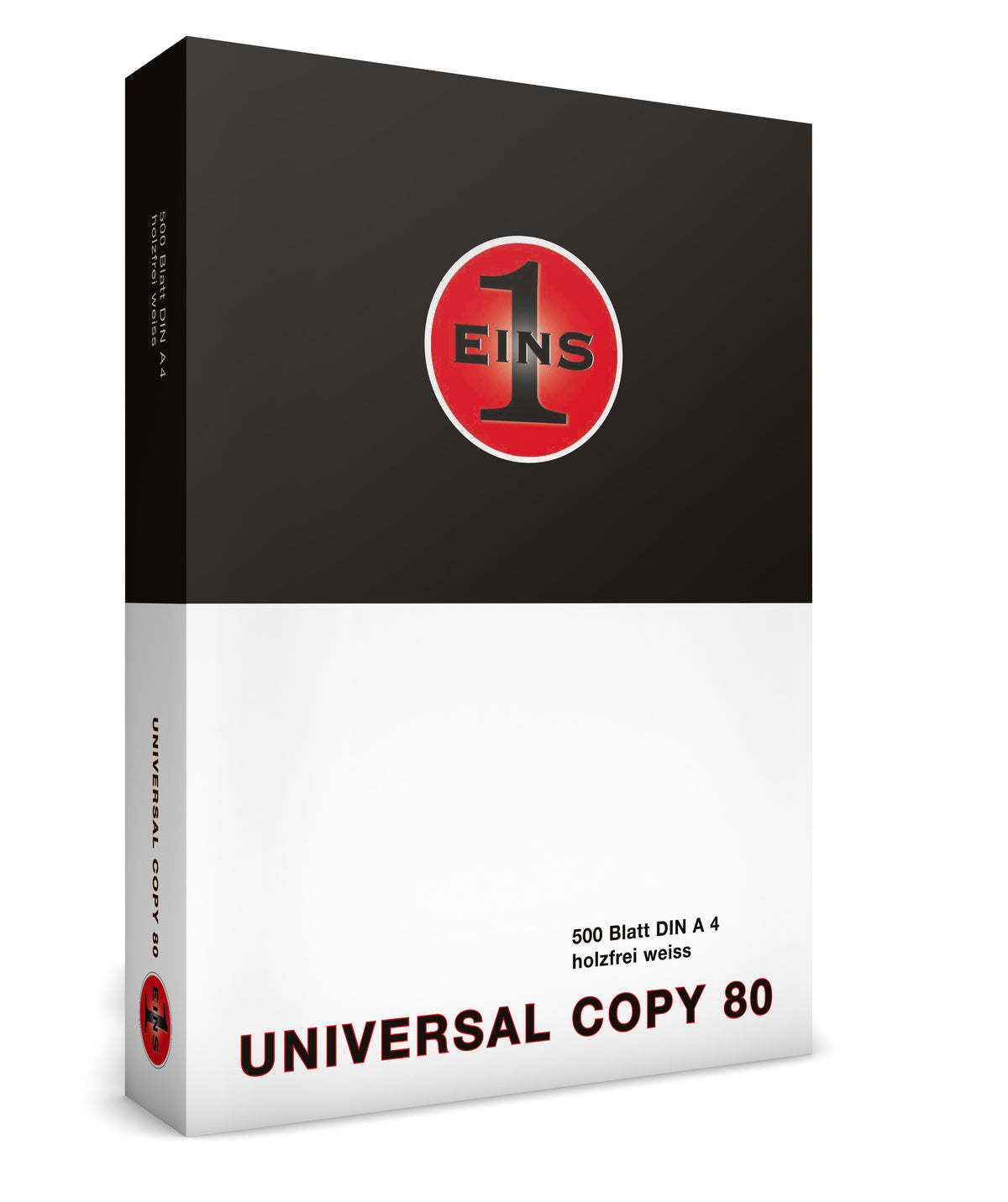 Kopierpapier " Universal-Office 80 " DIN A4 80g hochweiß - Weißegrad 161 je Palette