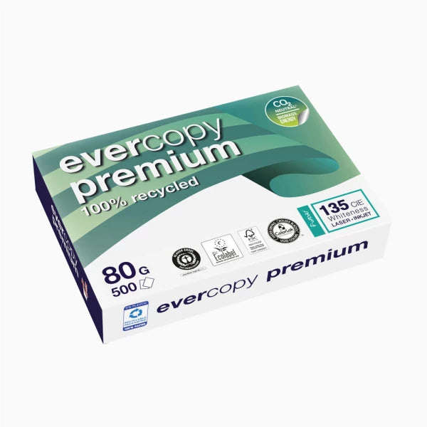 Kopierpapier Recycling " evercopy premium" 1 Palette =100.000 Blatt
